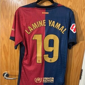 Red and Blue Soccer Jersey